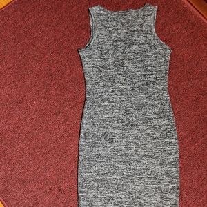 Grey dress Just below the knee stretchy
